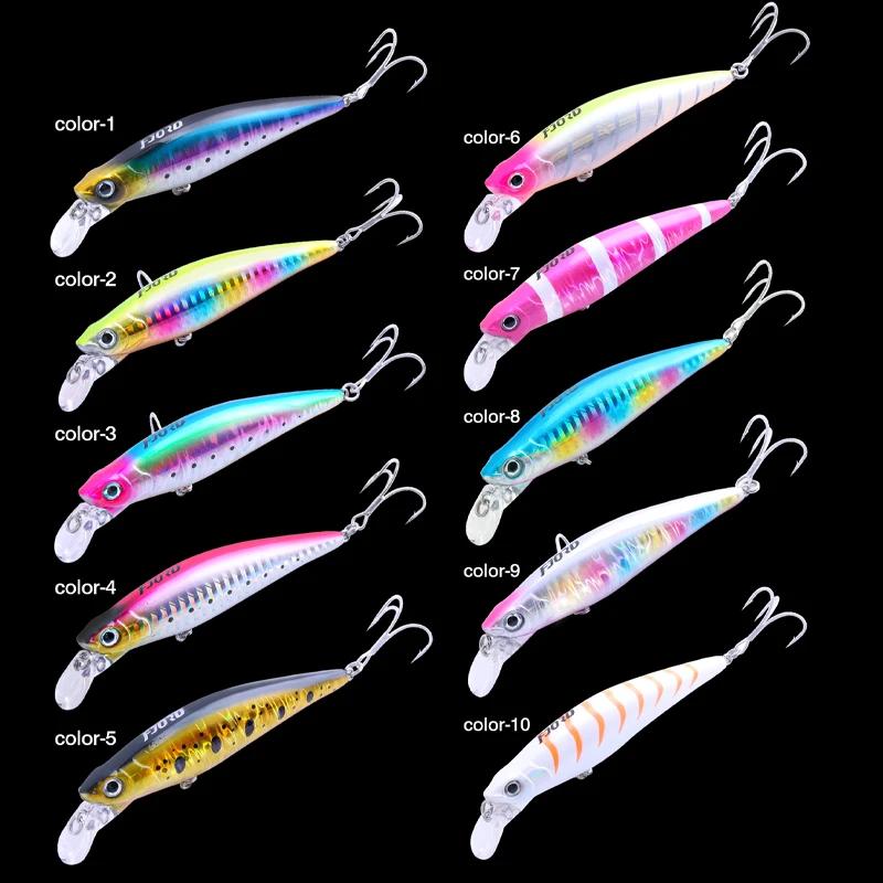 FJORD 90mm 31g Laser Miracle coulant vairon noir dur Triple crochet eau de mer eau salée SwimBait ar