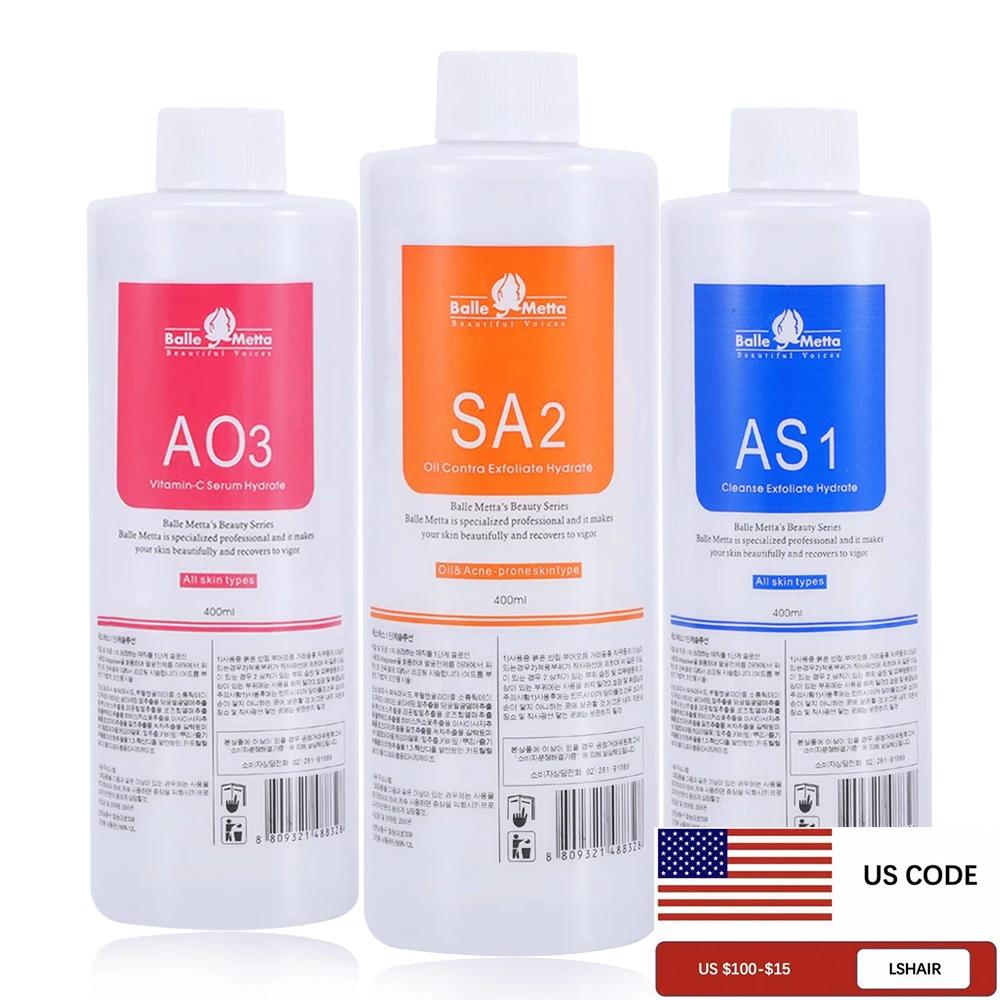 Sérum liquide Hydra pour le visage, Solution pour Peeling aquatique AS1 SA2 AO3, pour Machine de bea