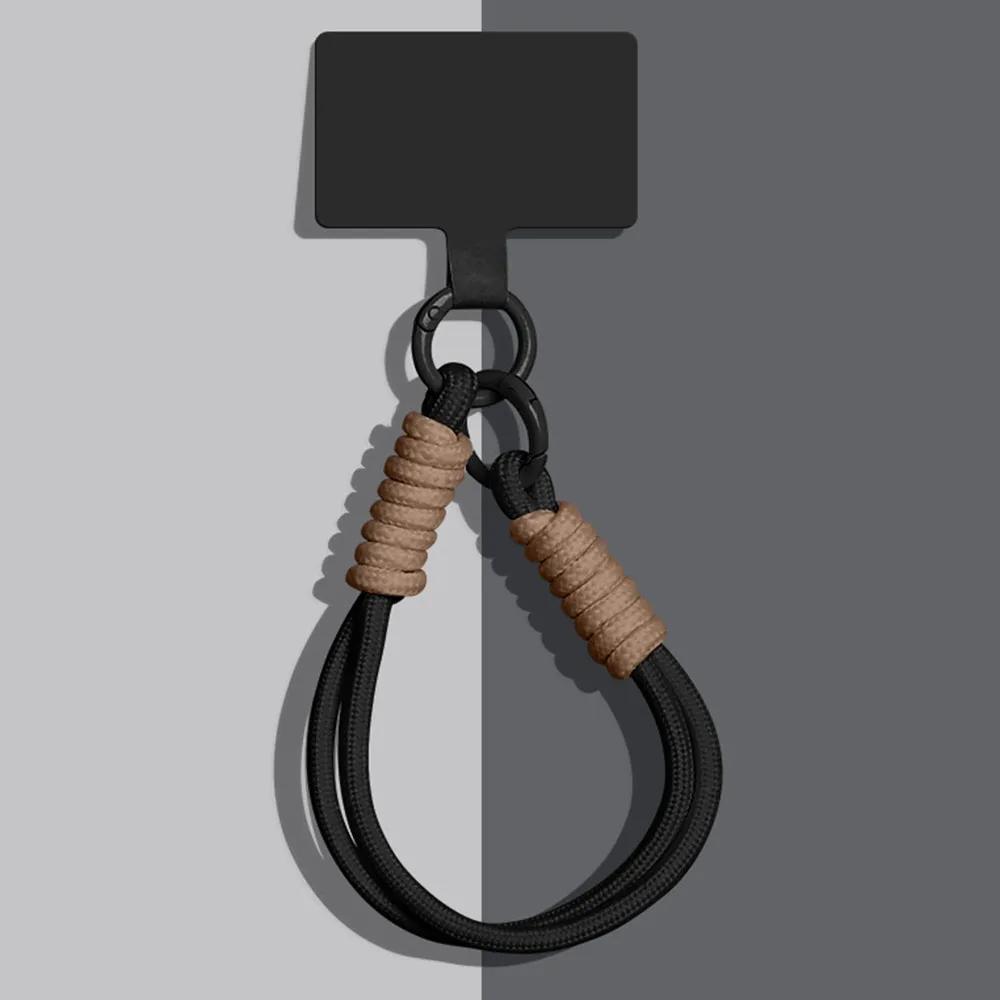 Breloques de téléphone portable tissées à la main, étui universel, lanière de poignet, Sports de ple