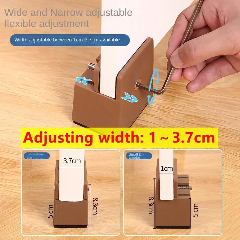 Coussinet de pied rehaussant pour meubles réglable, 4 pièces, 5-10cm, résistant à l'usure, antidérap