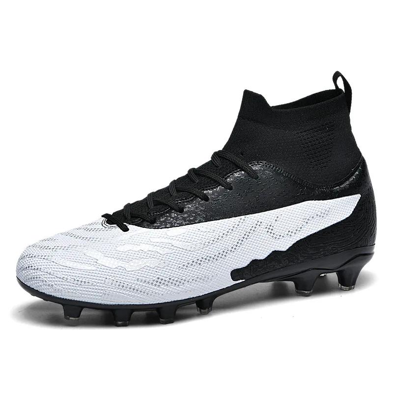 Nouveaux hommes Sport chaussures de Football formation garçons bottes de Football en plein air adult