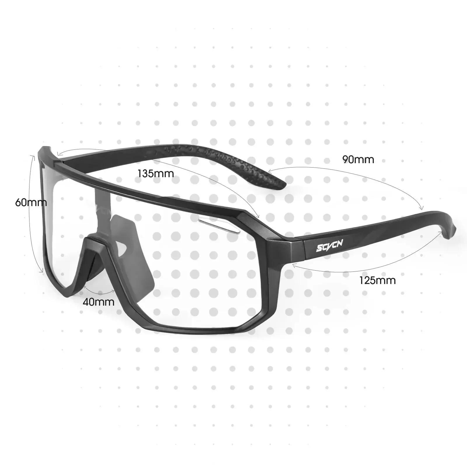 Lunettes de soleil photochromiques pour hommes et femmes, lunettes de vélo de montagne, lunettes de