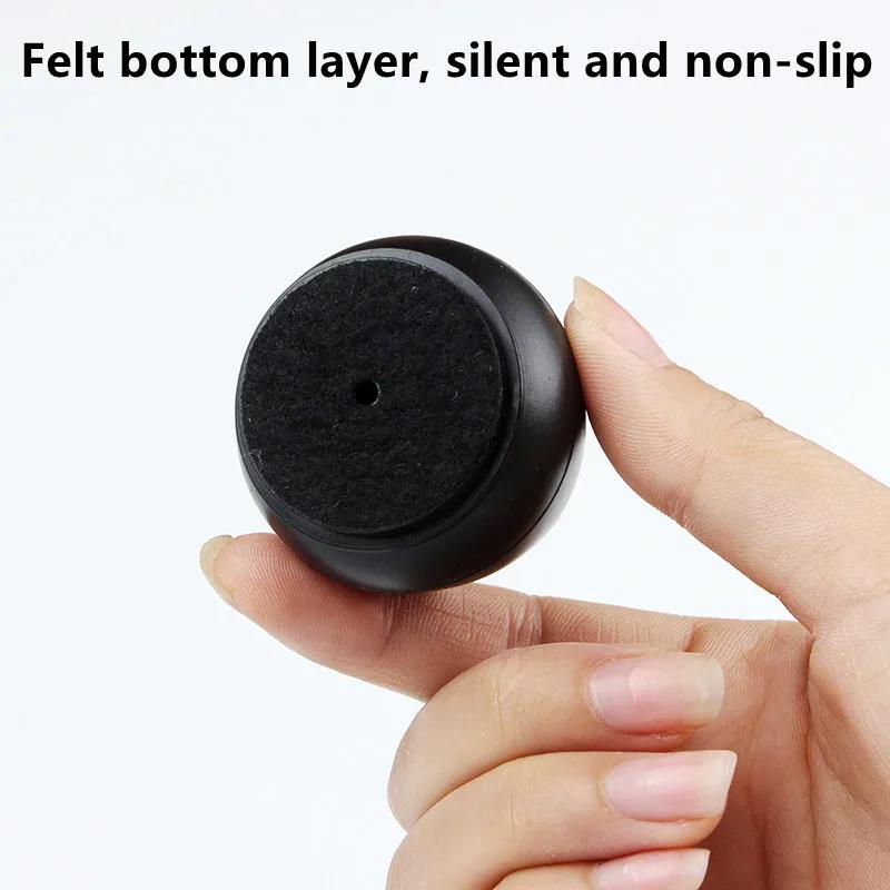 Protecteurs de sol pour pieds de chaise en Silicone noir, 16 pièces, avec tabouret de Bar enveloppé,