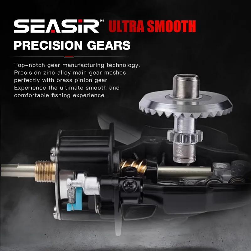 Seasir P-Series Prospec moulinet de pêche en Fiber de carbone 9Kg Max glisser 8 + 1BB 5.2:1/6.2:1 mo