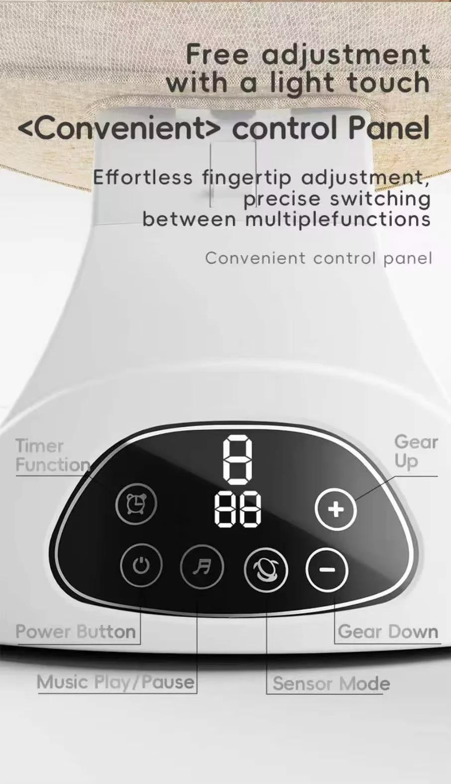 Berceau pour bébé, chaise à bascule, lit bébé, berceaux, balançoire électrique pour bébé, transat po