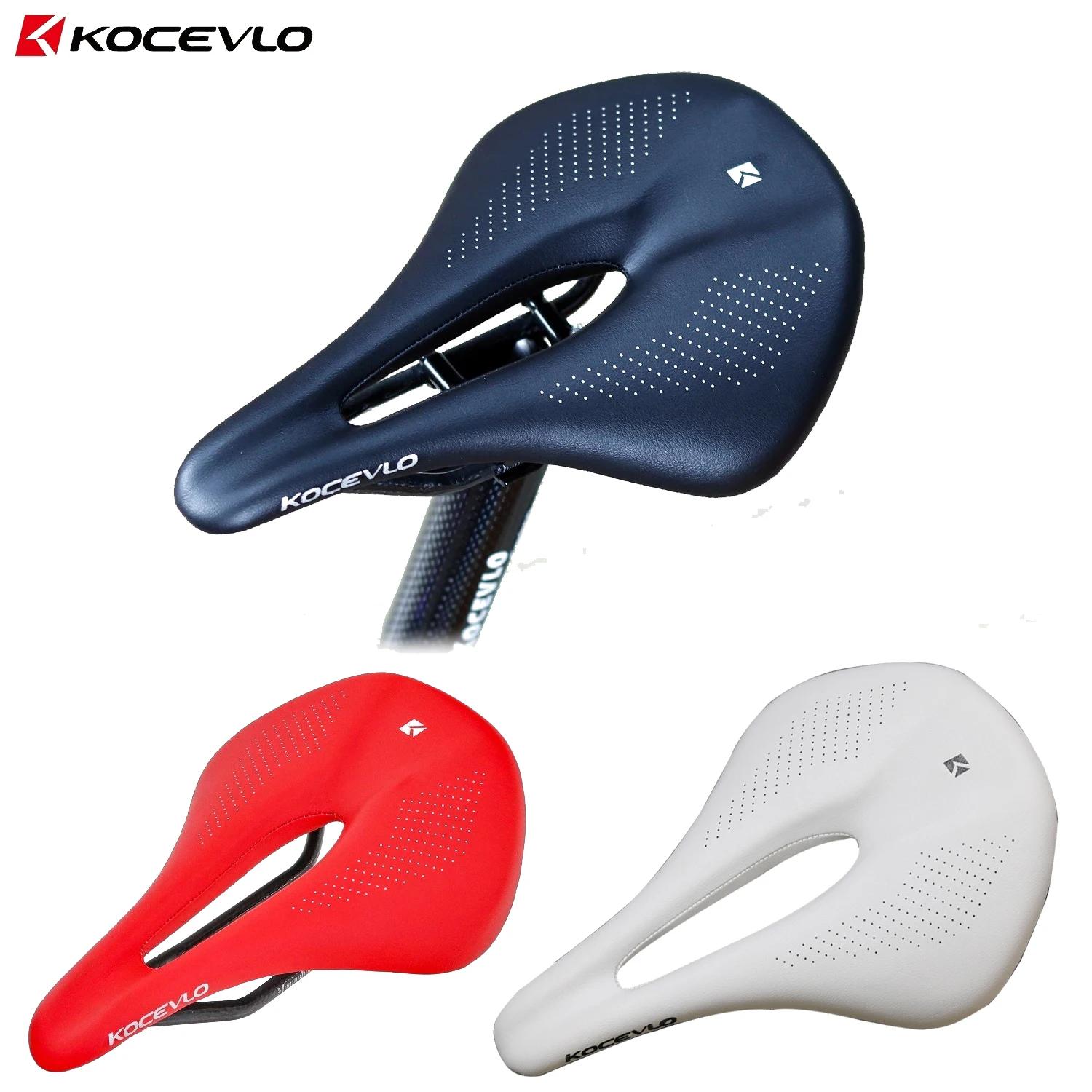 Kocevlo-Coussin de siège de vélo de route en fibre de carbone, sac de siège de vélo de montagne, ult