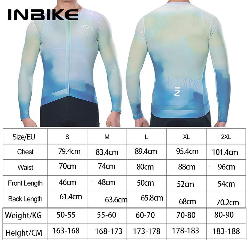 INBIKE-Maillot de vélo de montagne à manches longues pour hommes, maillot de cyclisme VTT, fermeture