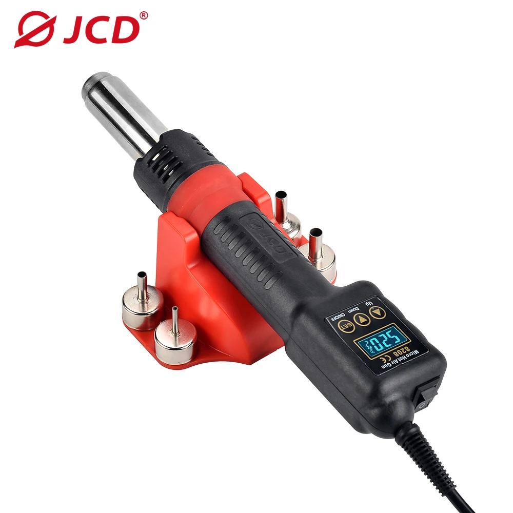 JCD 8208 pistolet thermique Micro Station de soudage 750W pistolet à Air chaud LCD sèche-cheveux num