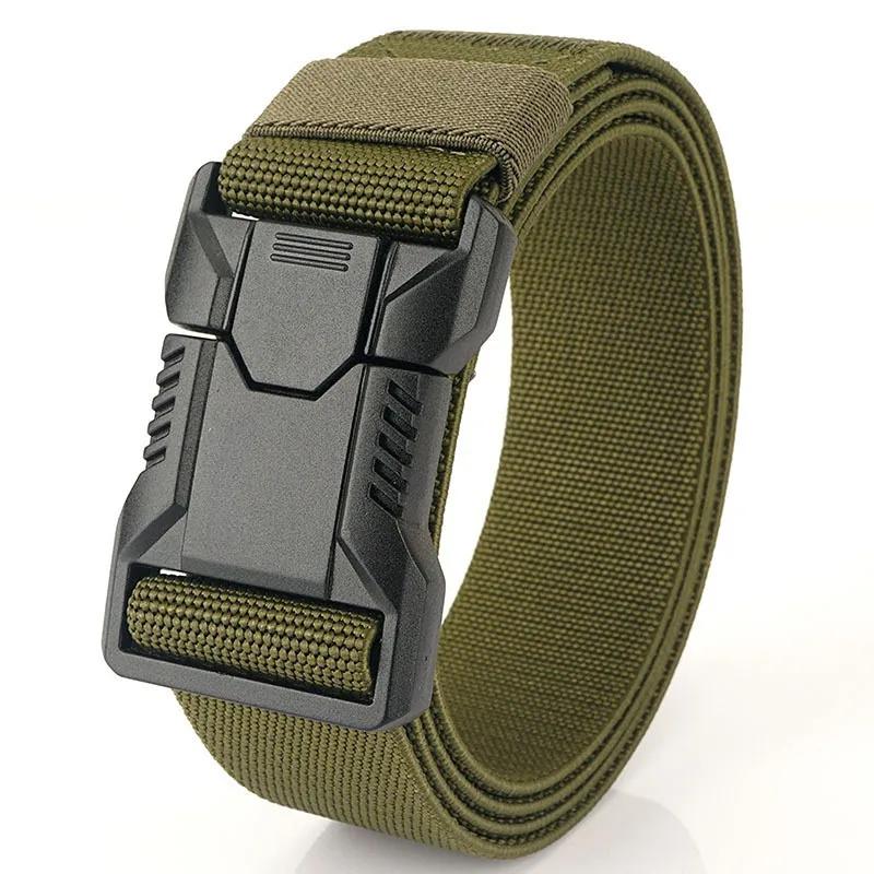 Véritable ceinture tactique à dégagement rapide, ceinture militaire d'extérieur en Nylon véritable s