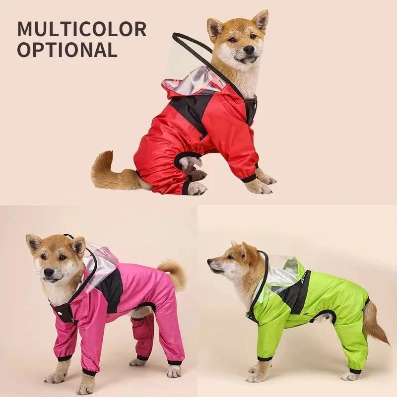 Imperméable pour chien The Dog Face, Combinaison imperméable pour animaux de compagnie, Veste imperm
