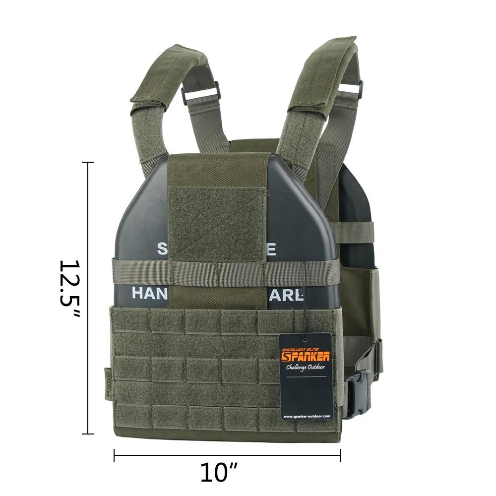 EXCELLENT ELITE SPANKER Gilets tactiques légers Porte-plaques Molle Gilet de protection léger pour A