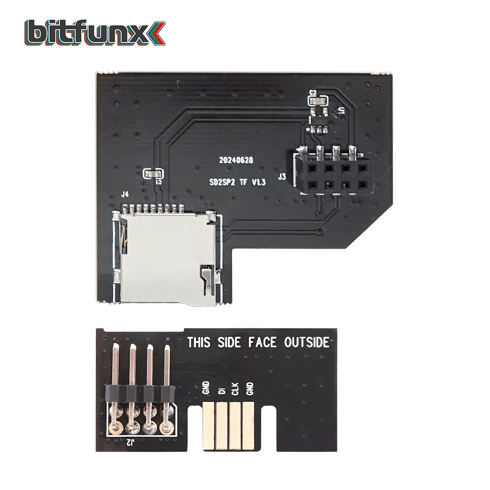BitFunx – adaptateur de carte MicroSD TF SD2SP2 POR pour Nintendo Gamecube NGC NTSC, Port série 2-or