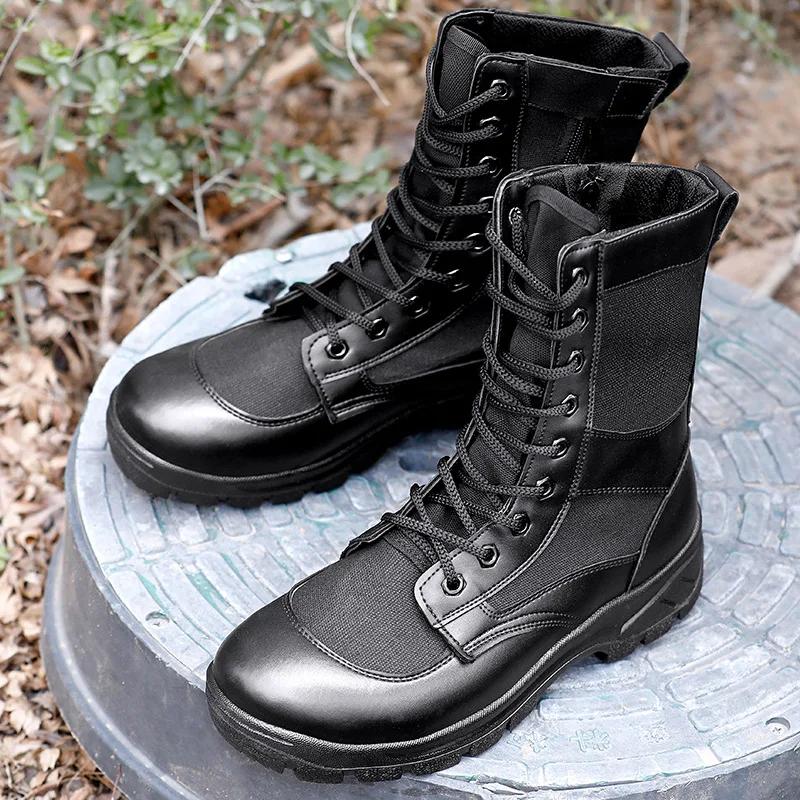 Bottes tactiques de Combat en maille respirante Ultra légères pour hommes et femmes, bottes de rando