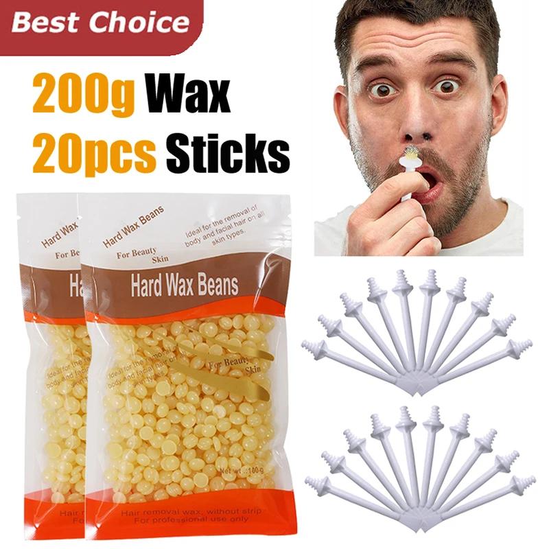 Kit de cire de nez Portable 50g-1005g pour hommes et femmes Kit de cire d'épilation de cire d'ongle