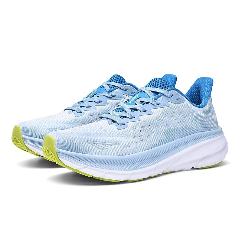 Marathon sport chaussures de course hommes respirant léger femmes confortable athlétique antidérapan