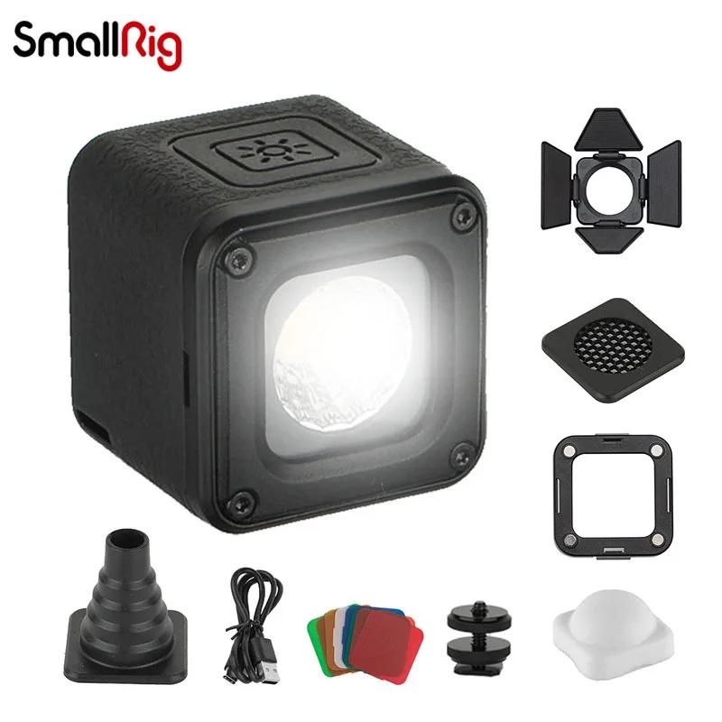 SmallRig RM01 lumière vidéo LED 5600K lumière de photographie avec 8 filtres de couleur kit d'éclair