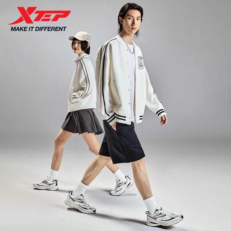 Xtep Little Basque 2 chaussures décontractées pour hommes 2025 été Vintage respirant confortable ant
