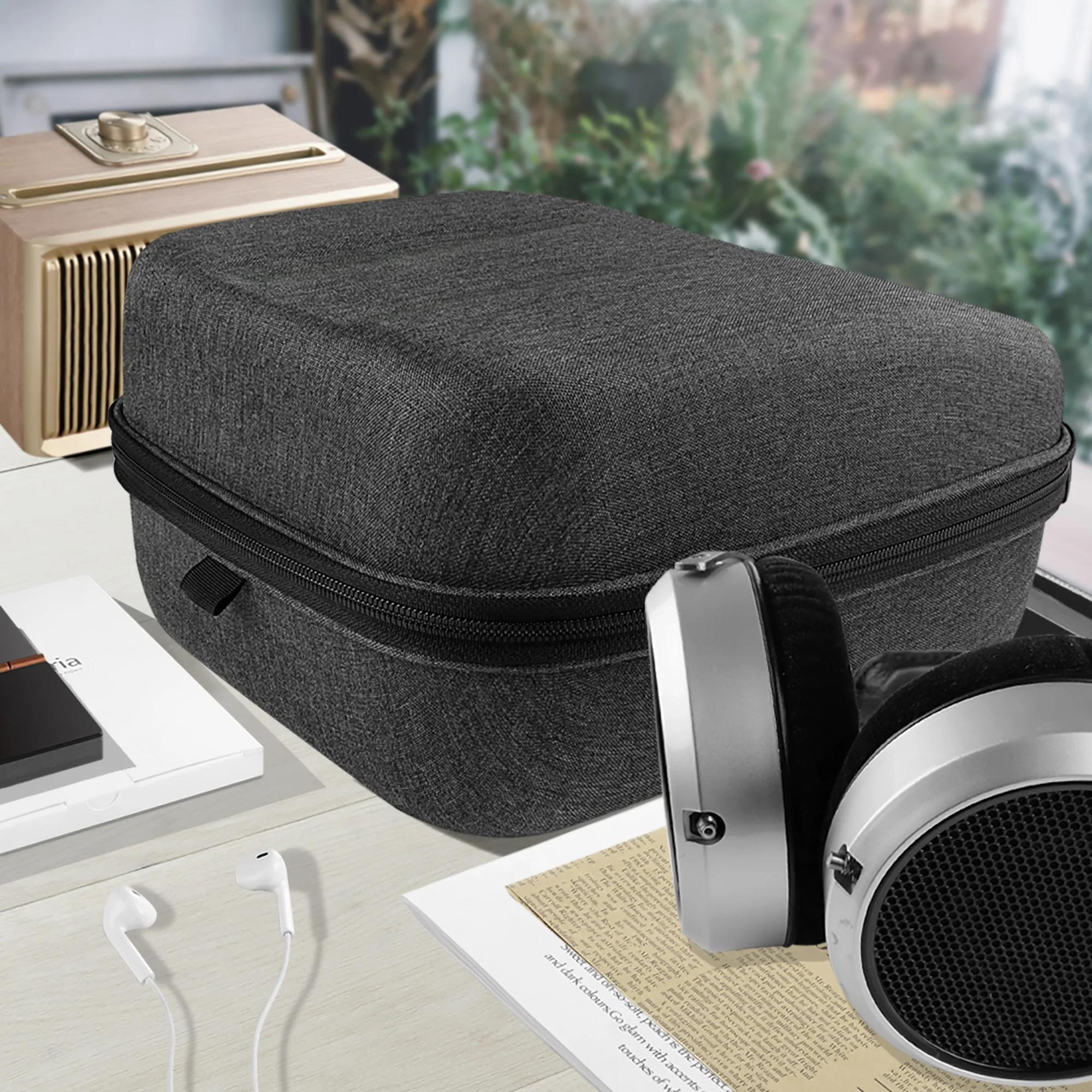 Étui pour casque Geekria pour casque HiFiMAN HE 6se, HE1000, Audeze Maxwell, sac de transport rigide