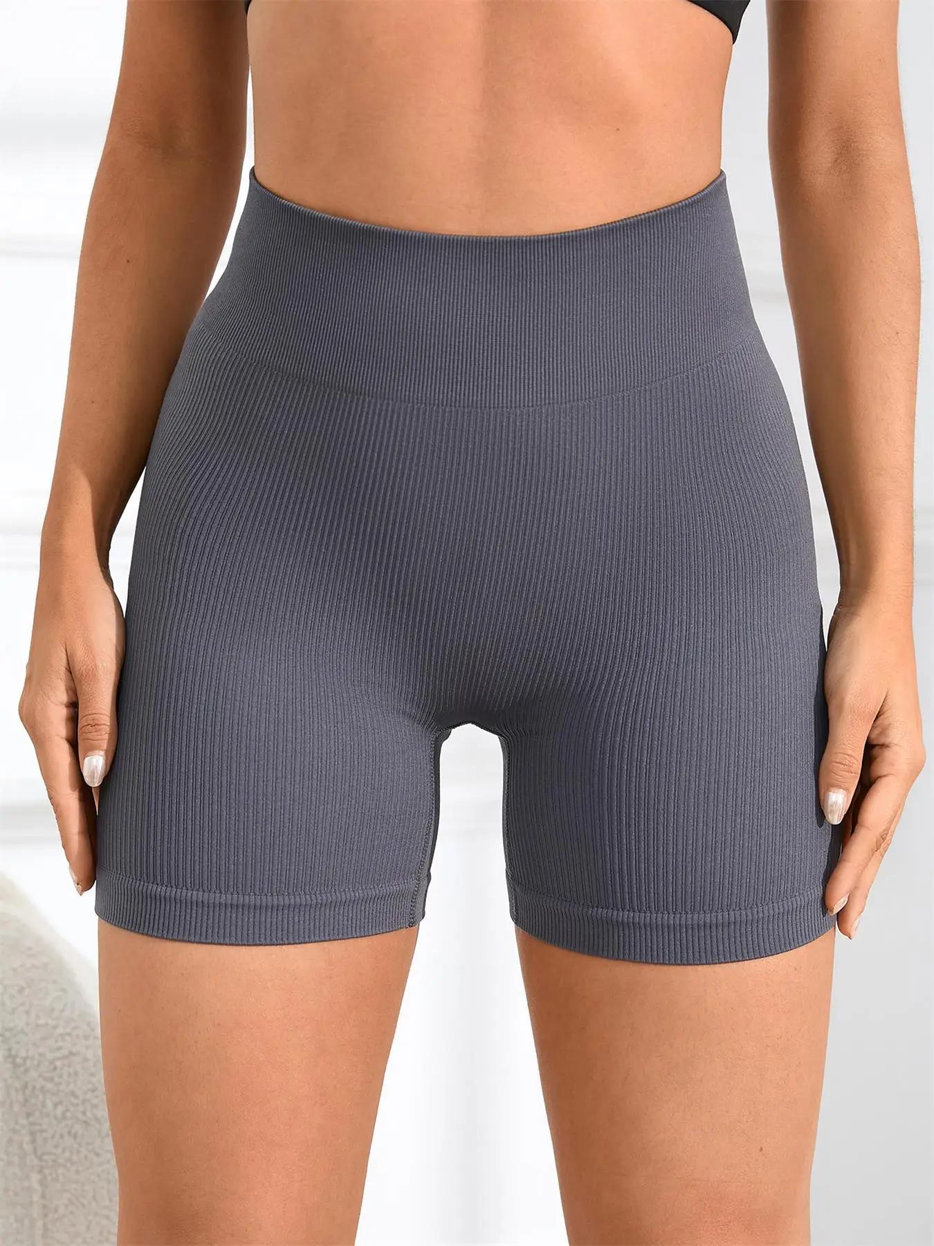 Short de sport taille haute pour femmes, Leggings de Yoga sans couture très extensibles, vêtements d