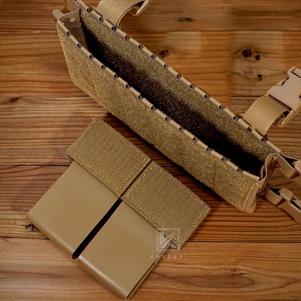 KRYDEX tactique élastique 5.56 Triple Double Magazine insérer 7.62 pochette magnétique pour D3CR pla