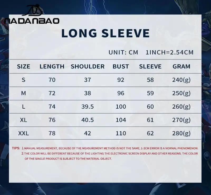 NADANBAO – chemises de Compression pour hommes, protection contre les éruptions cutanées, Cosplay, s