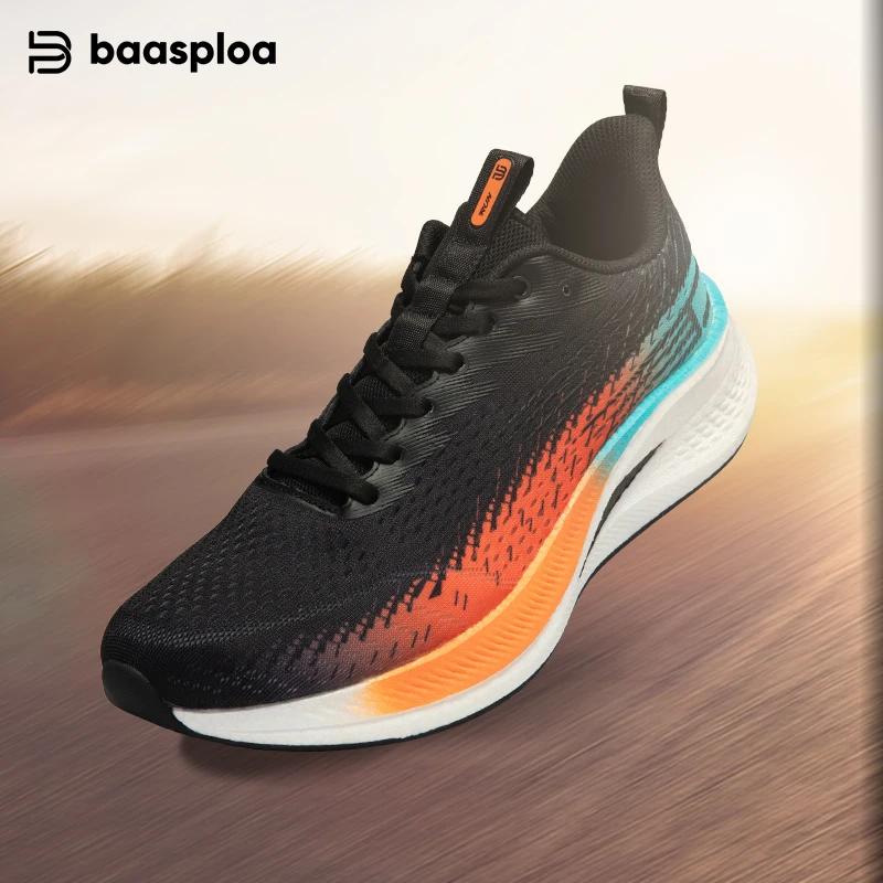 Chaussures de course hommes plaque carbone - Baskets sport amorti antidérapant respirant extérieur professionnel