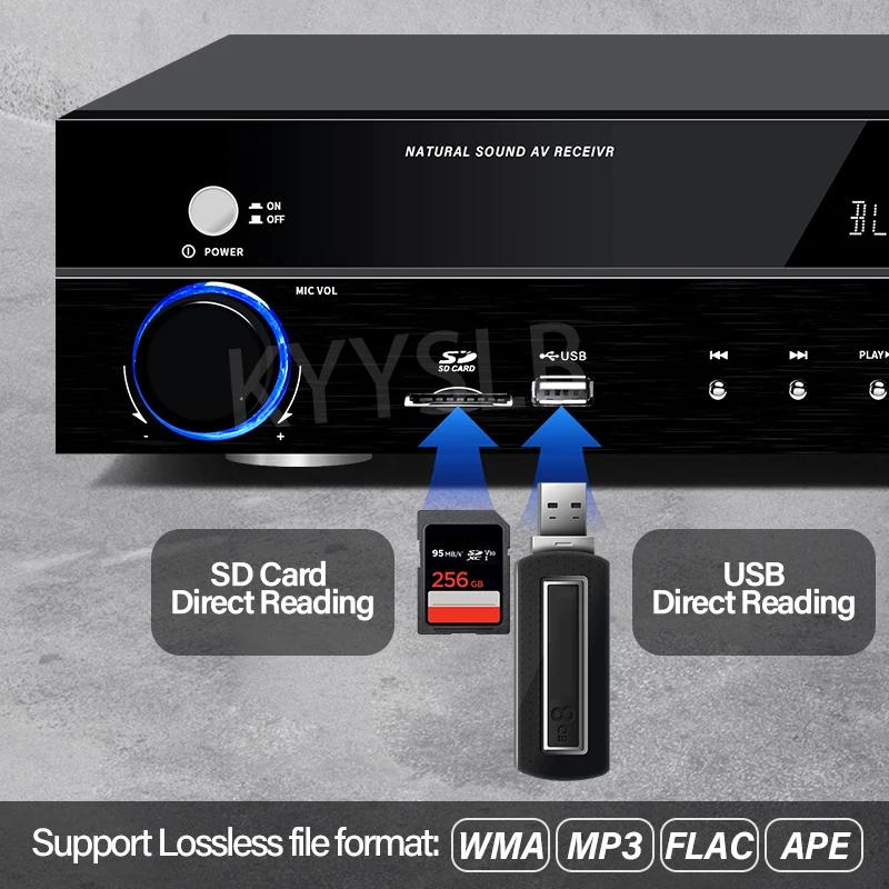 KYYSLB 900W 5.1 amplificateur de son Bluetooth pour haut-parleurs Audio HIFI karaoké fièvre système