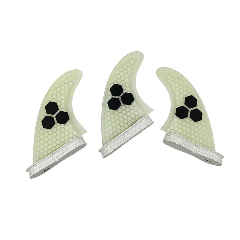 Grande planche de surf UPSURF FCS Ⅱ, ailerons 3 pièces/ensemble, stabilisateur pour le surf, aileron