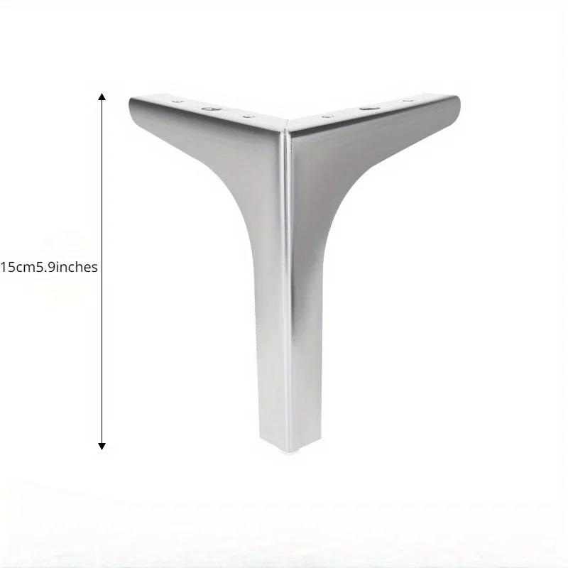 4 pièces 15cm pieds de Table basse en métal moderne pour meubles pieds de canapé lit chaise bureau c