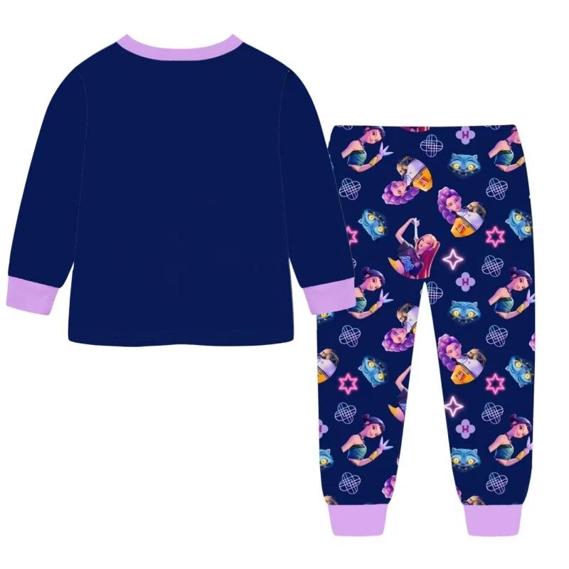 Nouveau dessin animé sorcière chasse escouade imprimer pyjama costume hauts + pantalons 2 pièces ens