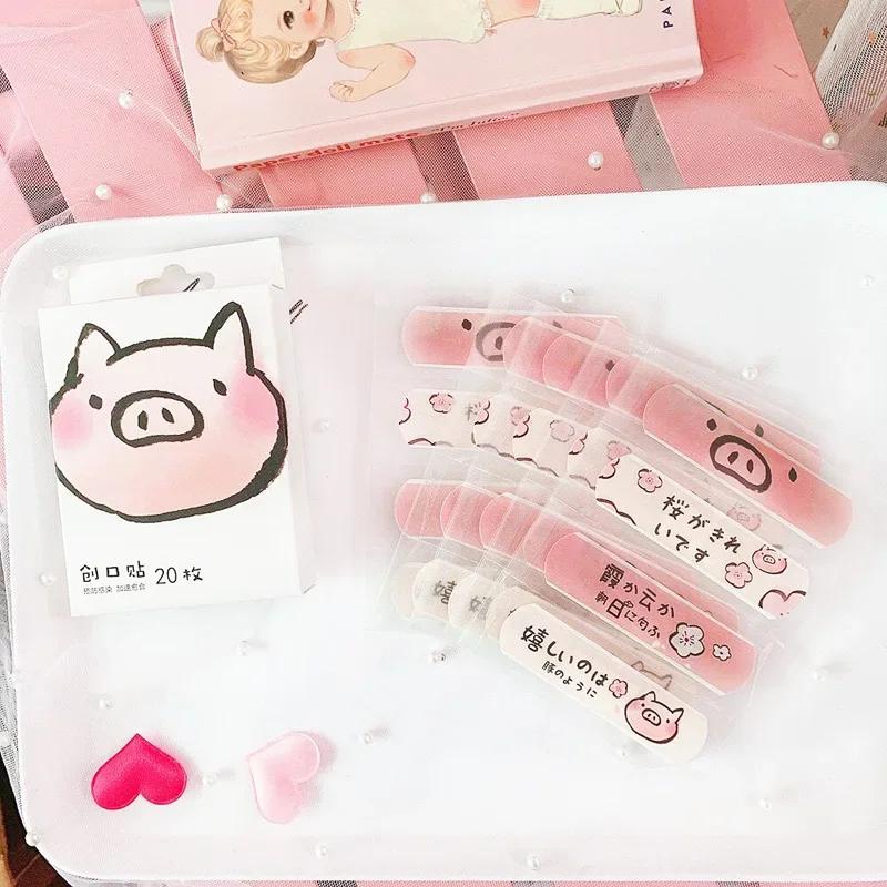 Pansements Adhésifs Imperméables pour Enfant, Kit de Premiers Secours, Autocollants pour Plâtre, 20