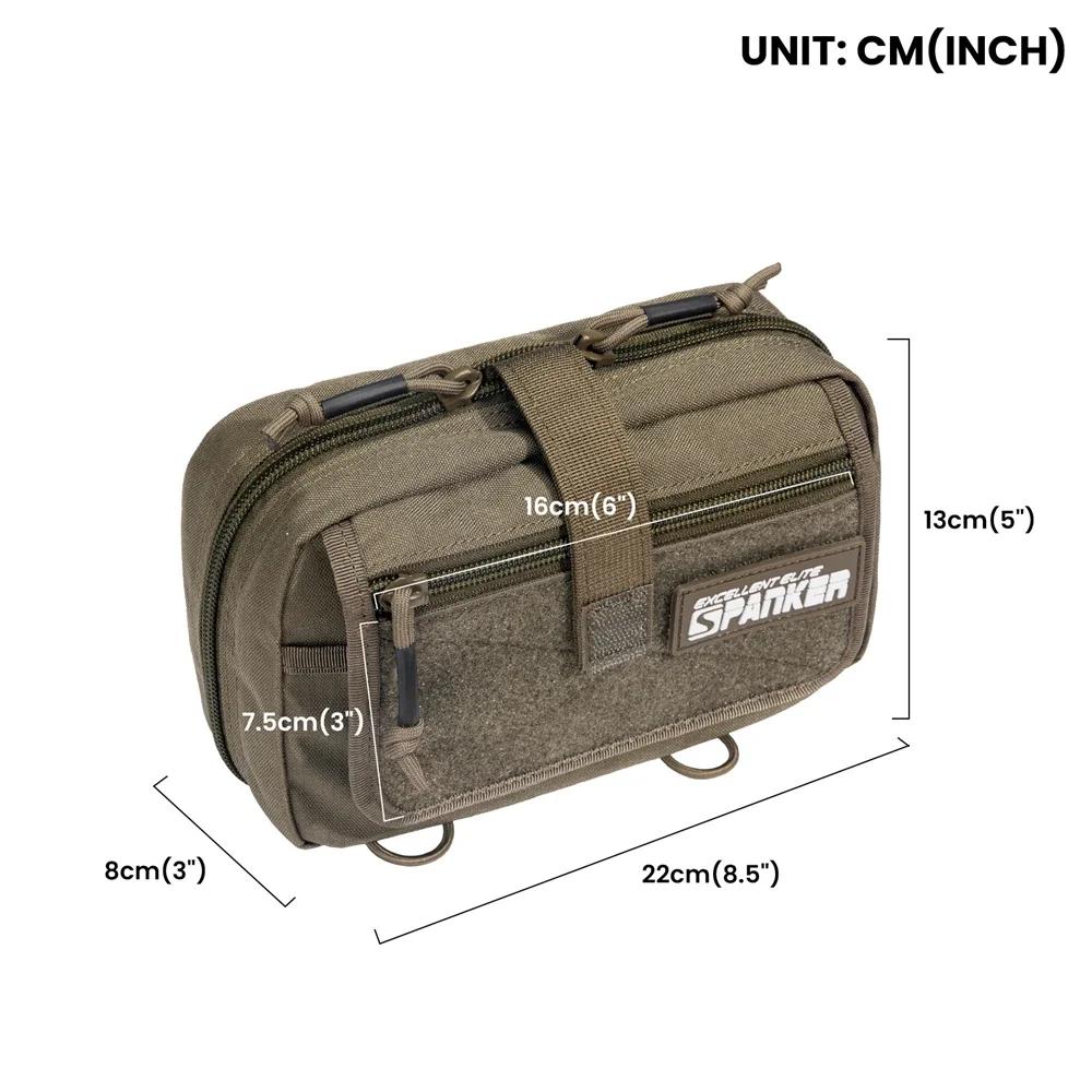 Pochette tactique Molle, sac à outils EDC, pochettes d'accessoires utilitaires, sac de taille, Pack