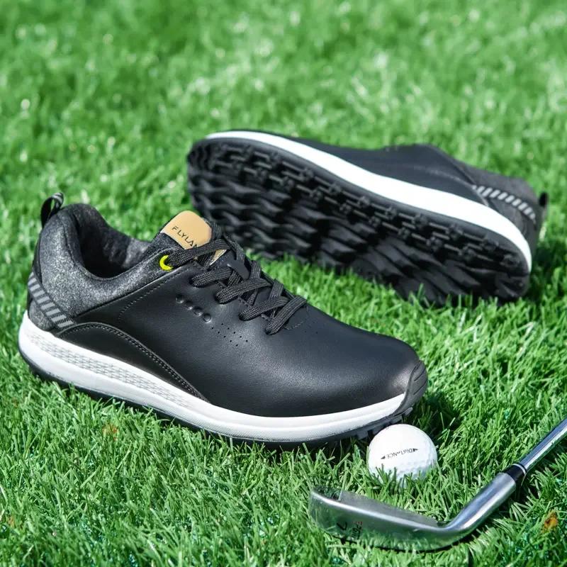 Chaussures de golf imperméables coordonnantes pour hommes et femmes, baskets confortables pour golfe