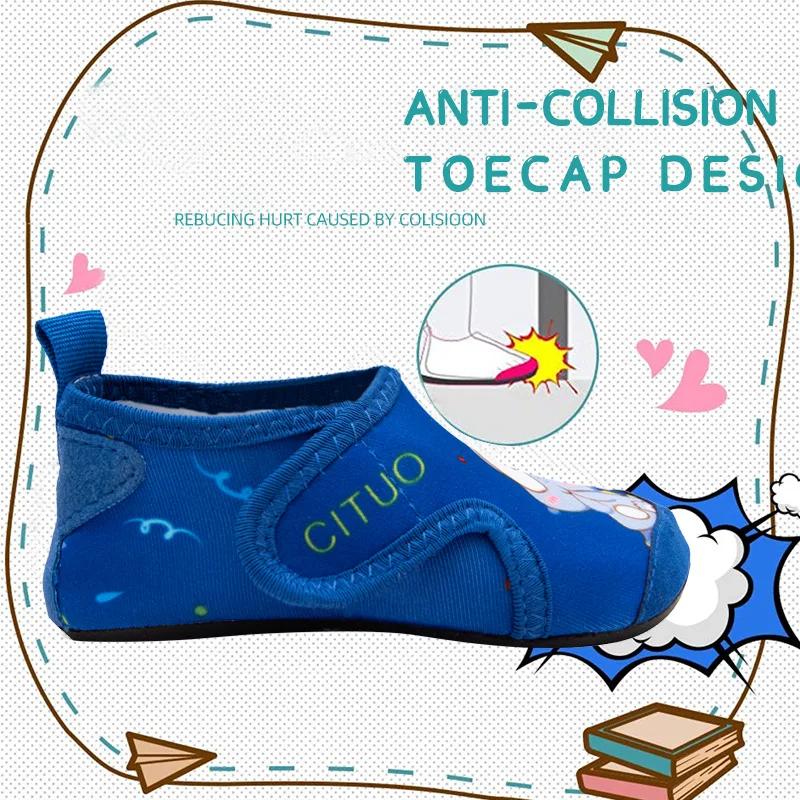 Chaussons plage enfants antidérapants dinosaure - Natation yoga surf dessin animé activités aquatiques