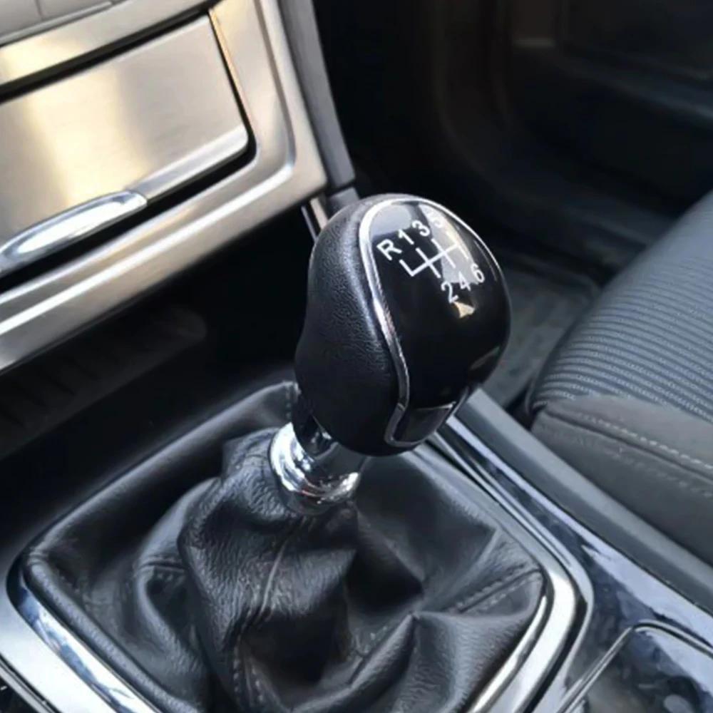 Pommeau de levier de vitesse en cuir à 6 vitesses pour Ford s-max c-max Kuga Galaxy Mondeo 4 Mk4 Tra