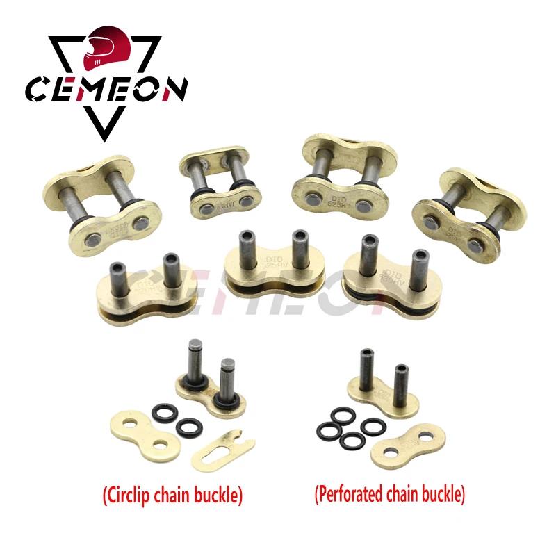 Boucle de chaîne pour moto Honda Yamaha Kawasaki Suzuk, Type 428/520/525/530 O, joint d'huile épais,