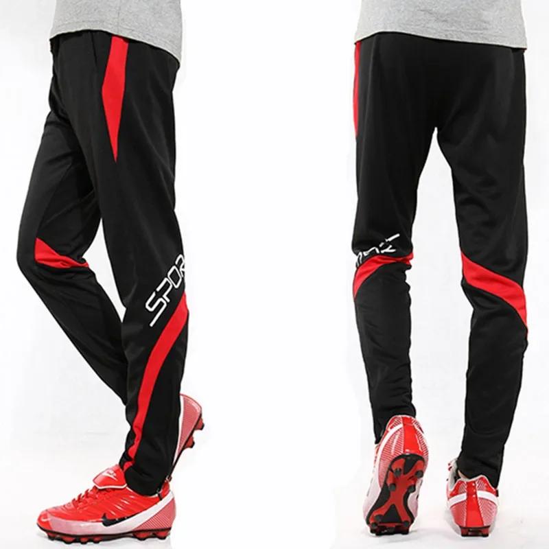 Pantalon de sport pour homme avec poches zippées, vêtement de course, d'entraînement, de football, d