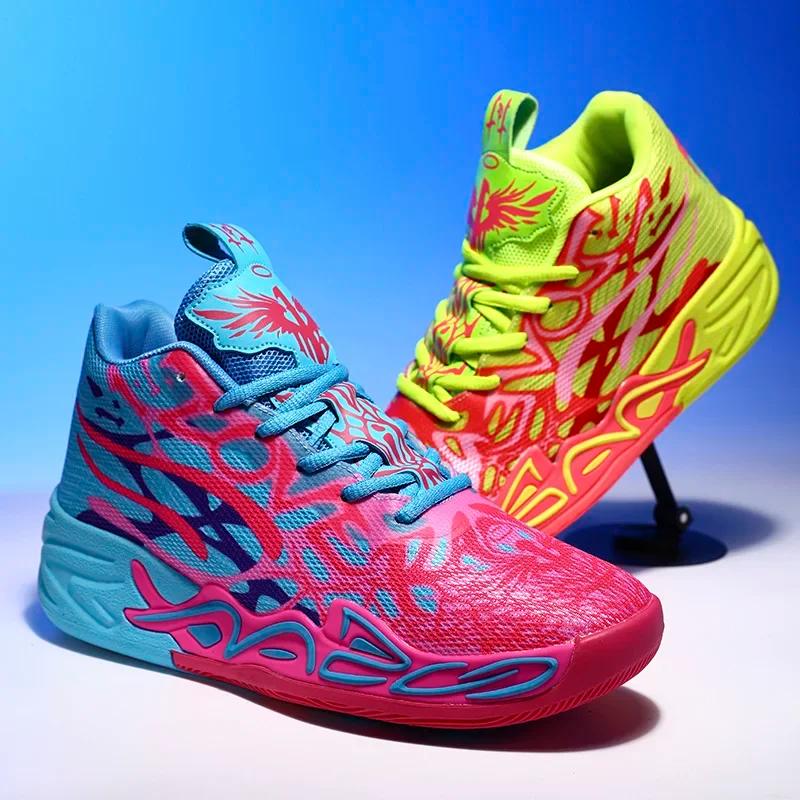 Hommes chaussures de sport légères chaussures de basket-ball en plein air unisexe respirant athlétiq