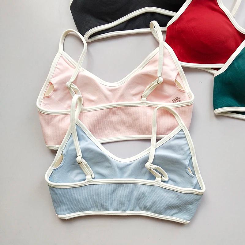 Soutien-gorge de Sport athlétique rembourré, antichoc, sans couture, Sexy, dos nu, pour femmes, entr