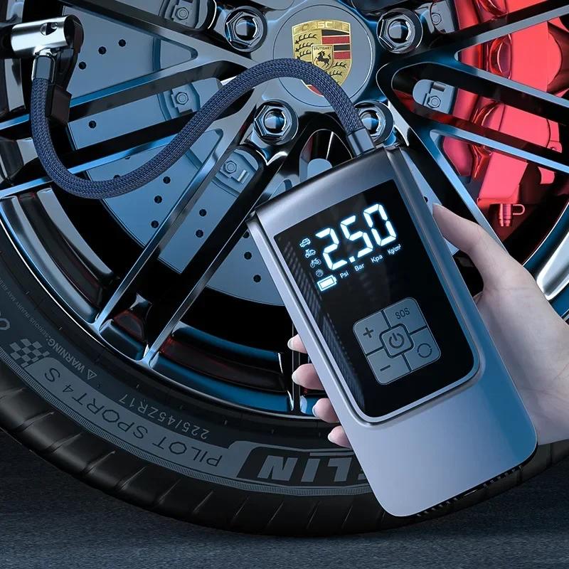 Compresseur d'air pompe à Air pour voiture Portable gonfleur de pneu électrique moto pompe compresse