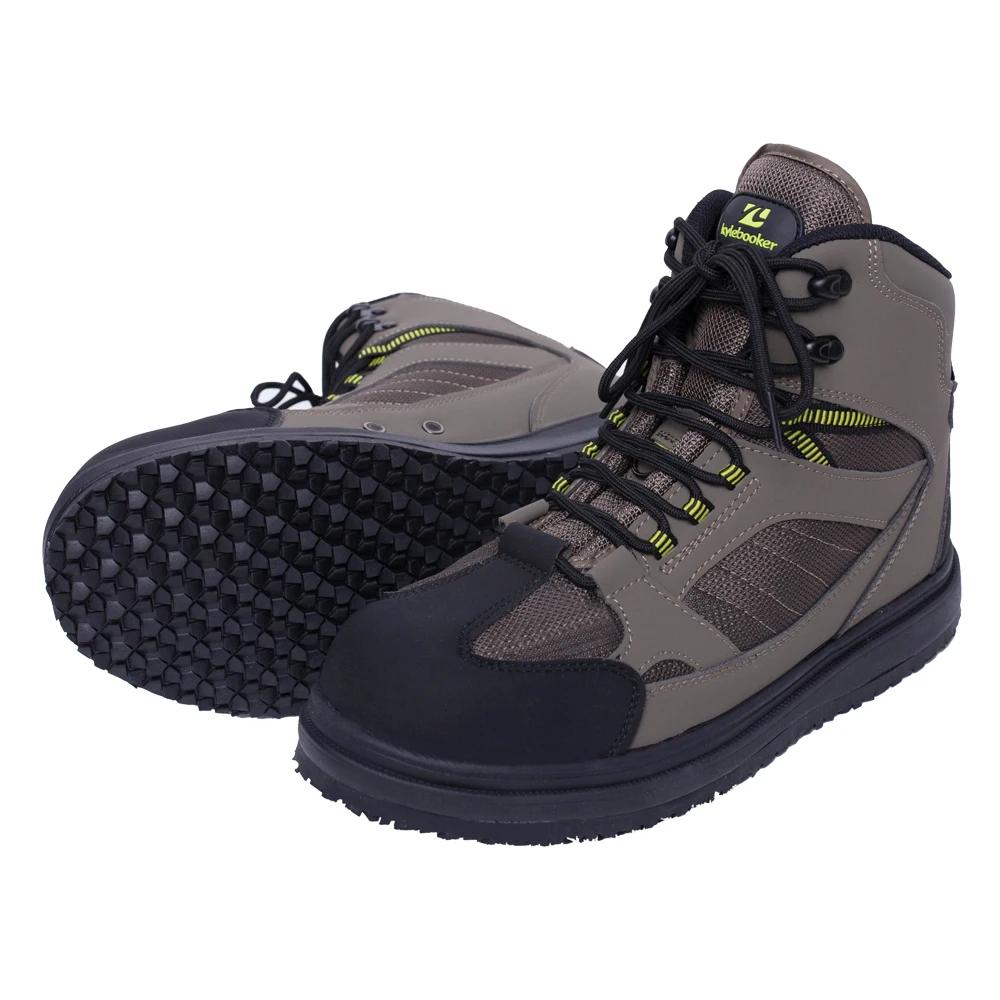 Bottes de pataugeoire de pêche pour hommes, chaussures en amont respirantes, antidérapantes, pour l'