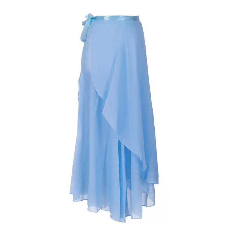 TOVEKIN adultes longues jupes de ballet en mousseline de soie femmes lyrique robe de ballet douce no