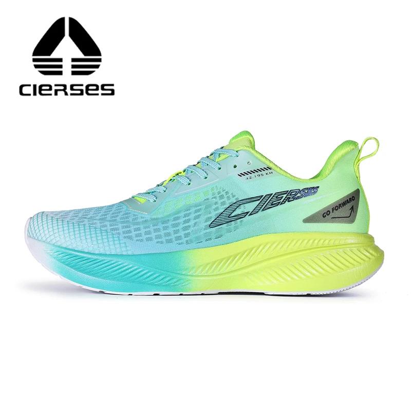 CIERSE-Chaussures de Course Antidérapantes pour Homme et Femme, Baskets d'Athlétisme, de Jogging, av