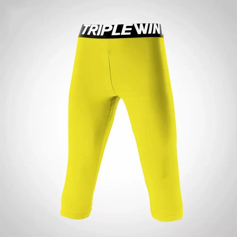 Collants Capri 3/4 pour enfants sport - Football basket fitness garçon fille J8