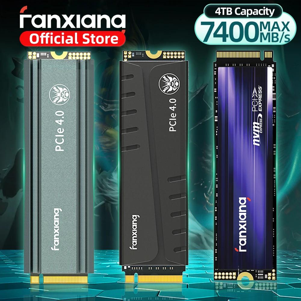 Fanxiang S660/S770/S880 SSD NVMe M2 PCIe4.0x4 1TB 2TB 4TB Disque SSD interne pour PlayStation5/PS5 O