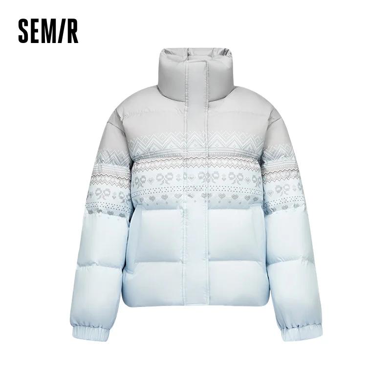 Semir doudoune femmes hiver imperméable à l'huile anti-taches 80% vers le bas en vrac 2025 nouveau d
