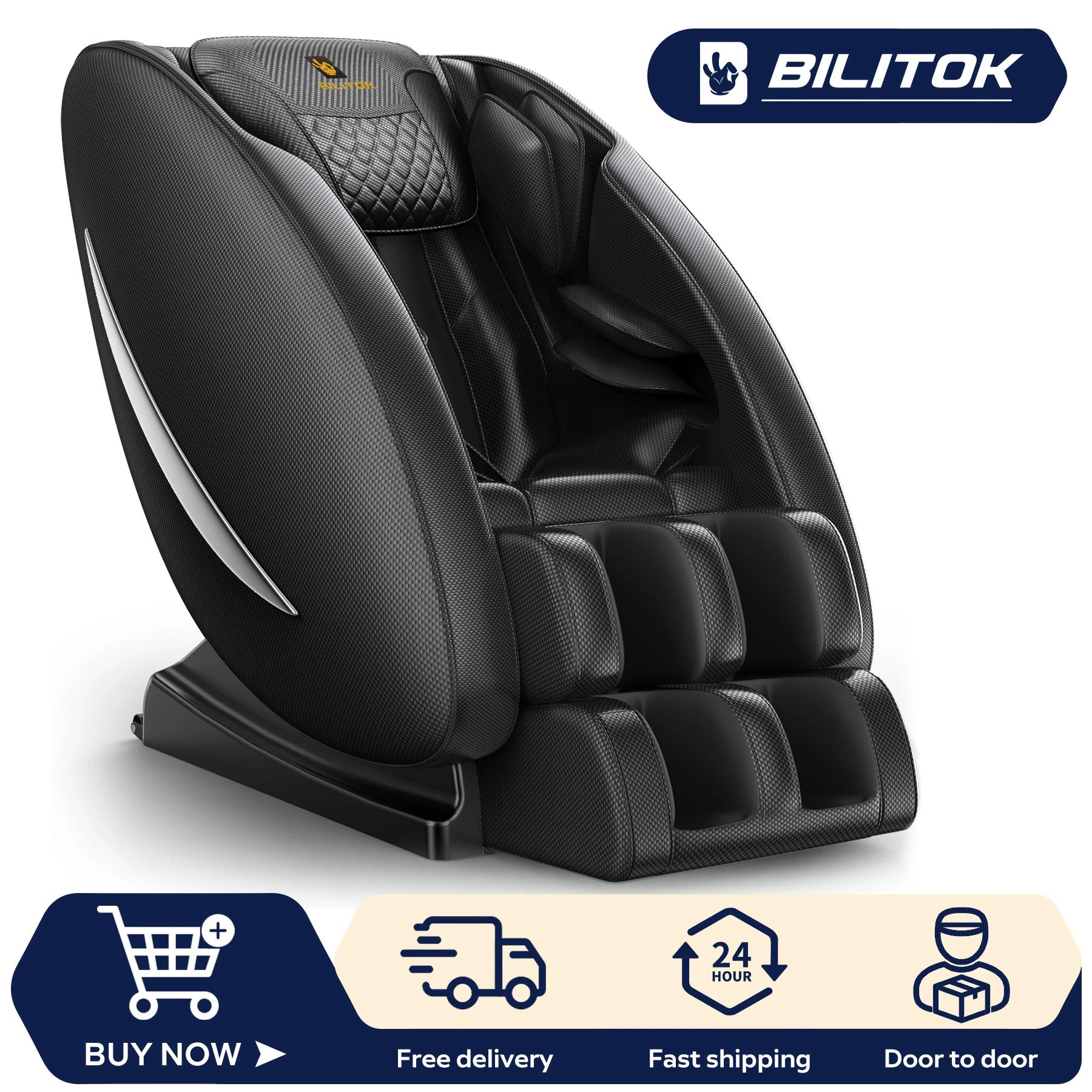 Fauteuil de massage inclinable avec zéro gravité, fauteuil de massage complet du corps avec chauffag