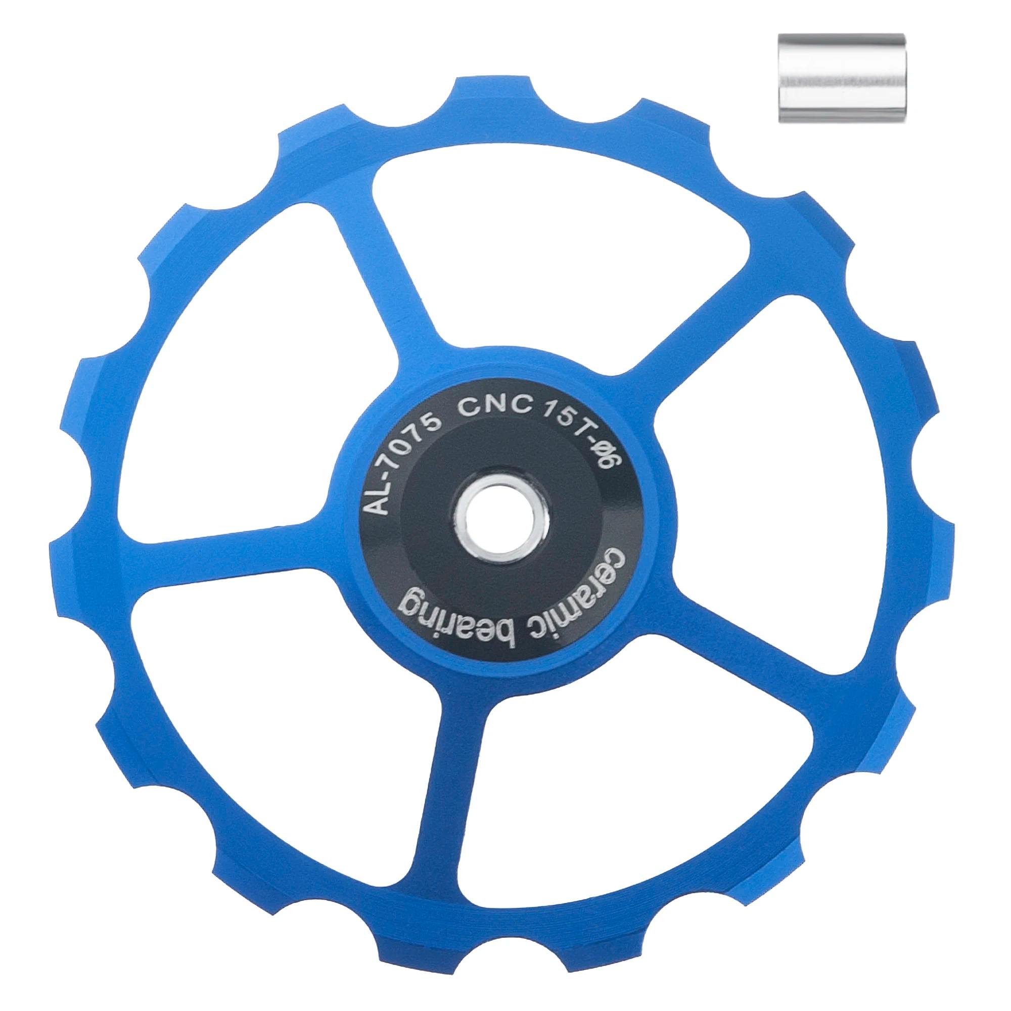 Galet de dérailleur arrière de vélo VTT à roulement céramique, rouleau guide de vélo de route en AL7