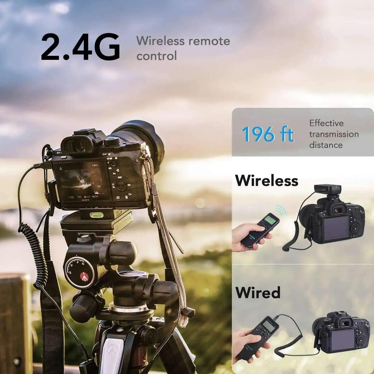 AODELAN – minuterie de caméra sans fil, télécommande, déclencheur pour Canon EOS R10, R5C, M6, M5, 8