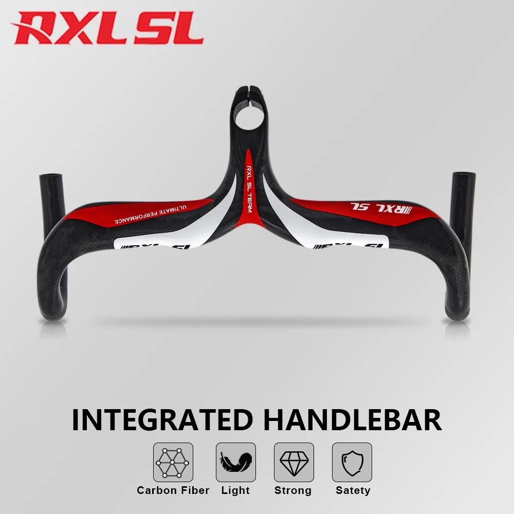 Guidon de route en carbone intégré RXL SL avec tige 28.6, pièces de vélo pour adultes, barres de poi